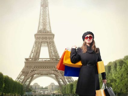 Compras em Paris.